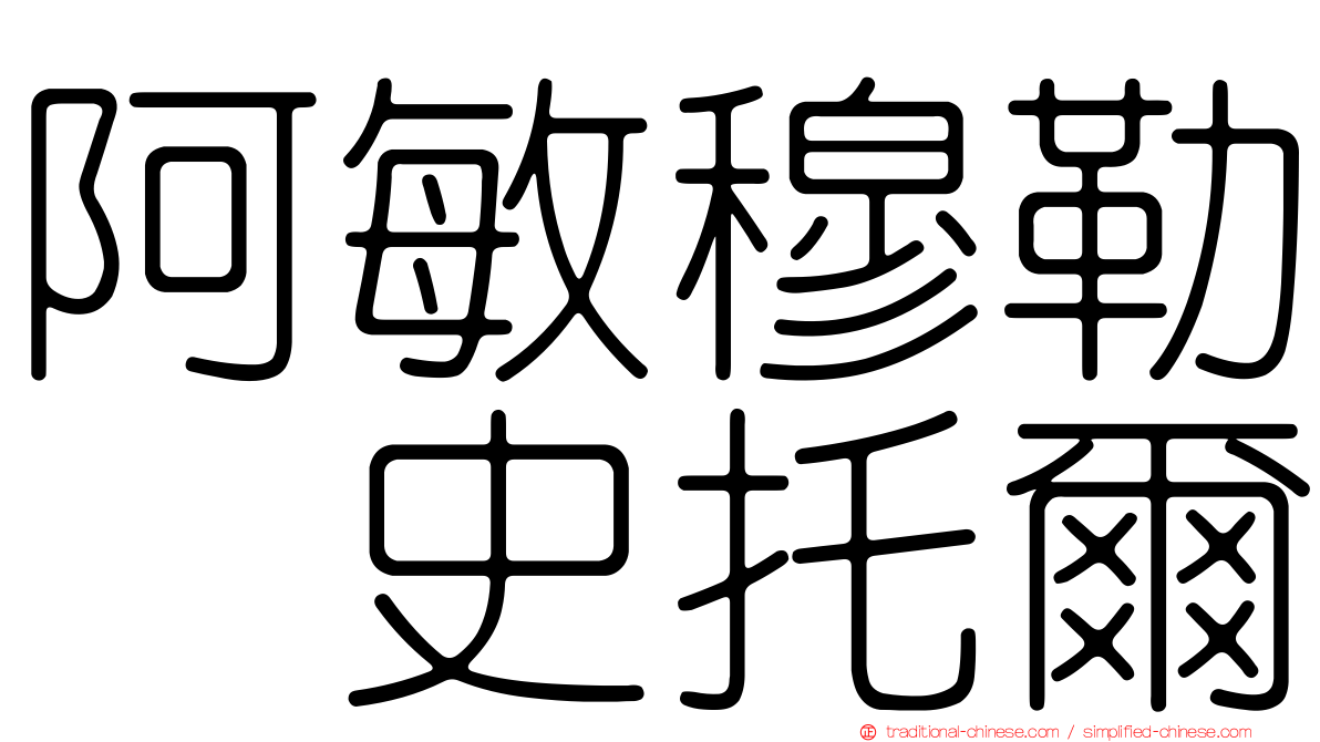 阿敏穆勒　史托爾